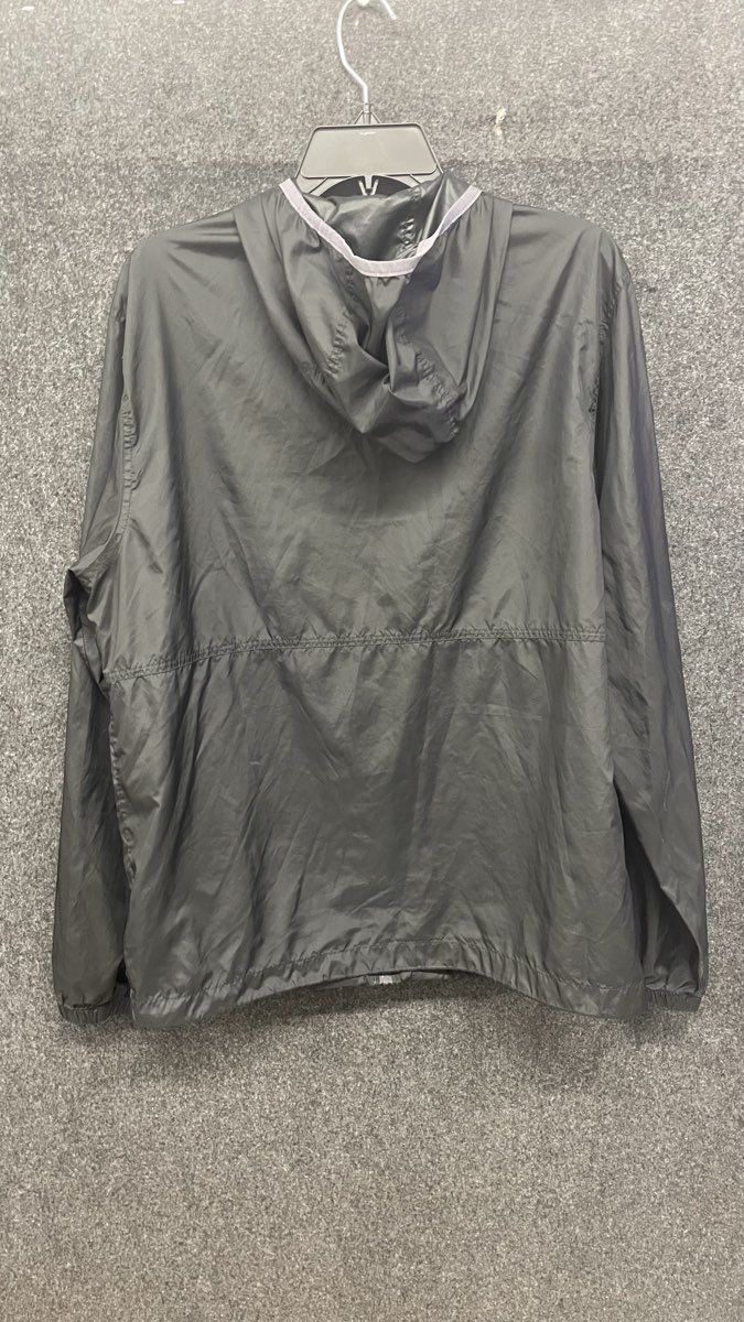 Columbia Men's Flash Forward Windbreaker Jacket Black Hooded Full Zip Size M