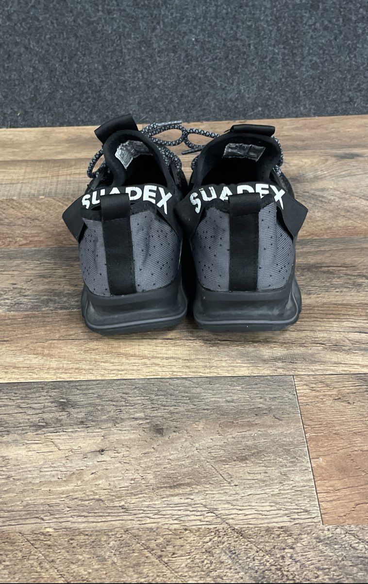 Suadex Black Grey Indestructible Steel Toe Safety Work Shoes Sneaker Size EU 40