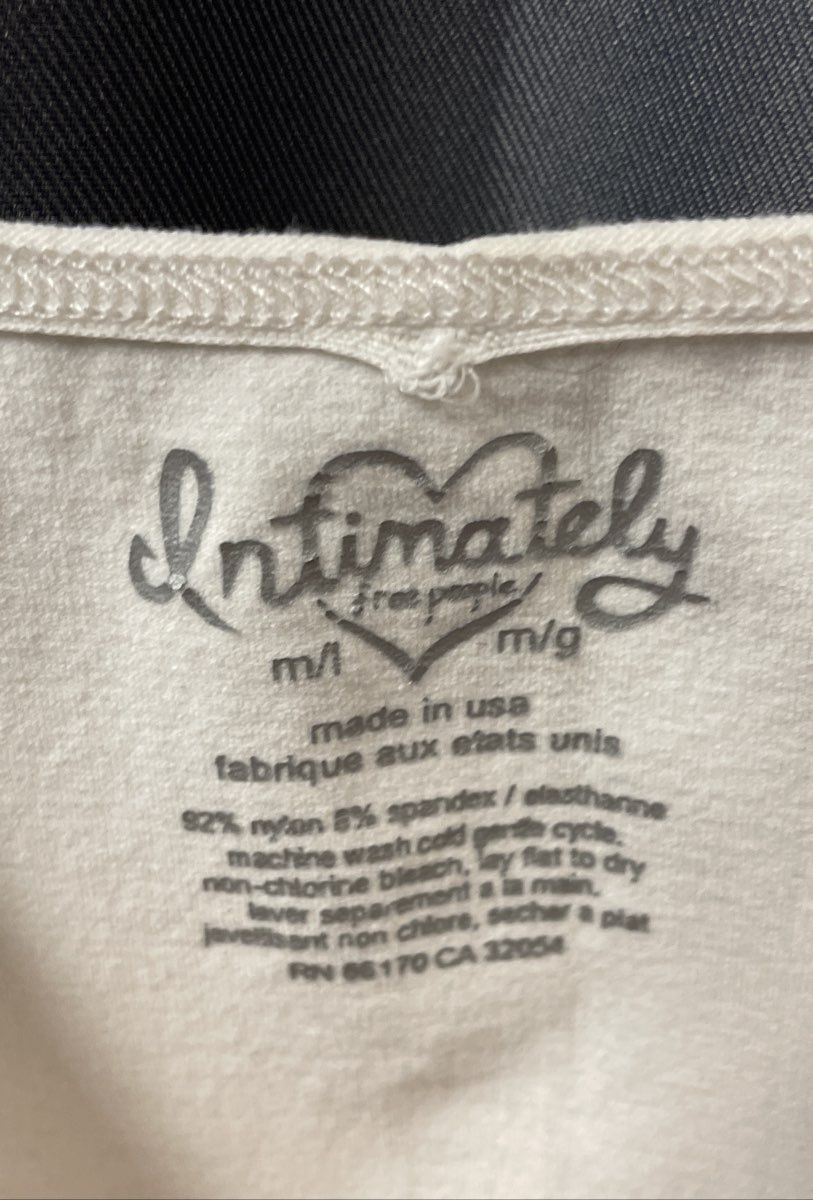 Free People Intimately Women's Under Dress Slip Set 2 Beige White Sz XS/S M/L