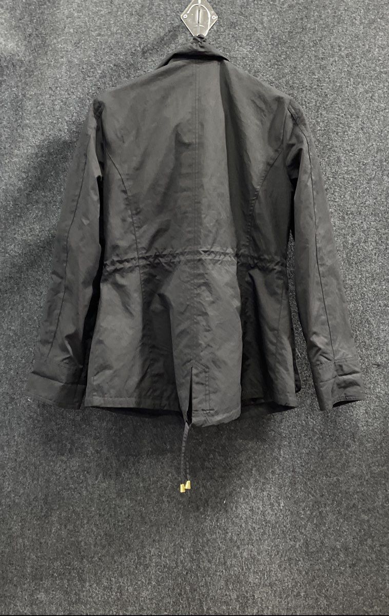 Michael Kors Women's Black Utility Anorak Jacket Gold Hardware Sz S