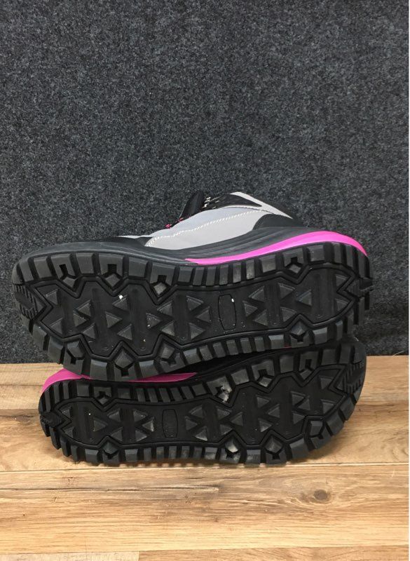 New OrthoComfoot 25DS03G Hiking Boots Black Grey Pink Women's Size EU 41 Wide