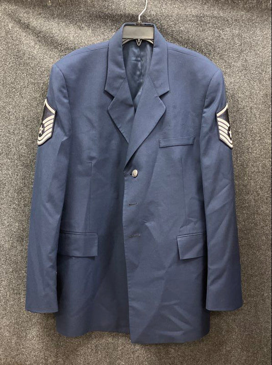 DeRossi & Son Men's US Air Force Blue Service Dress Uniform Coat MSgt Sz 46L