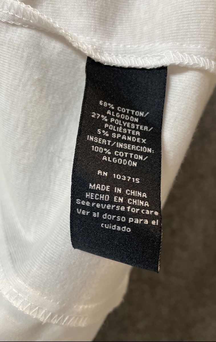 Zac & Rachel Women's White Woven Knit Side Panel Shirt Roll Tab Sleeve Sz S NWT