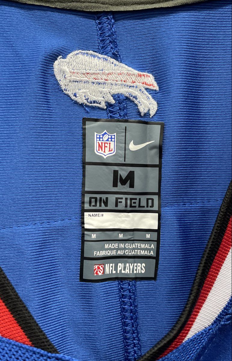 Nike Men's NFL Buffalo Bills Stefon Diggs 14 On Field Jersey Royal Blue Sz M