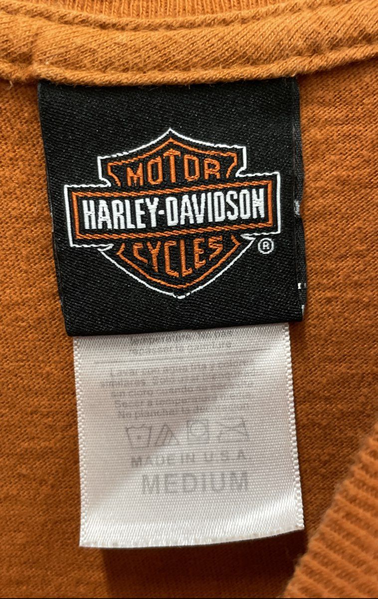 Harley-Davidson Black Cat Rocky Mount NC American Iron Graphic T-Shirt Sz M