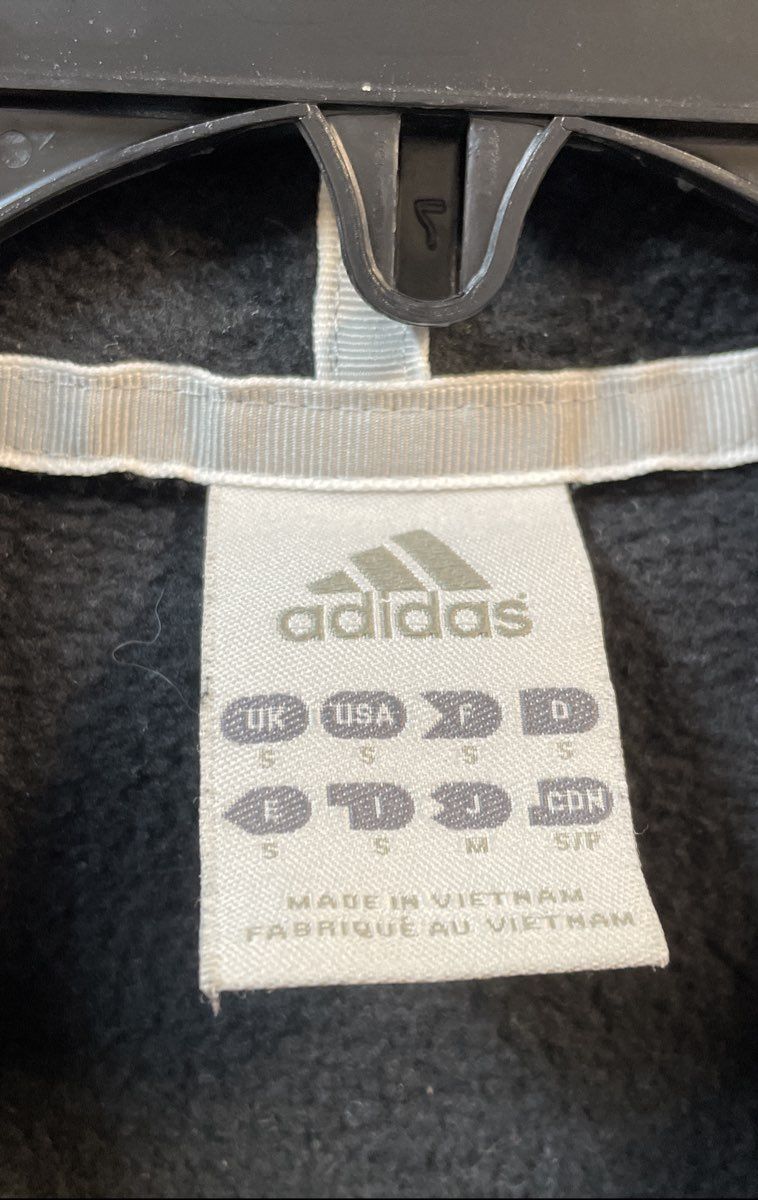 Adidas WAGS Tournament Pullover Hoodie Black Soccer Fleece Sweatshirt Sz S