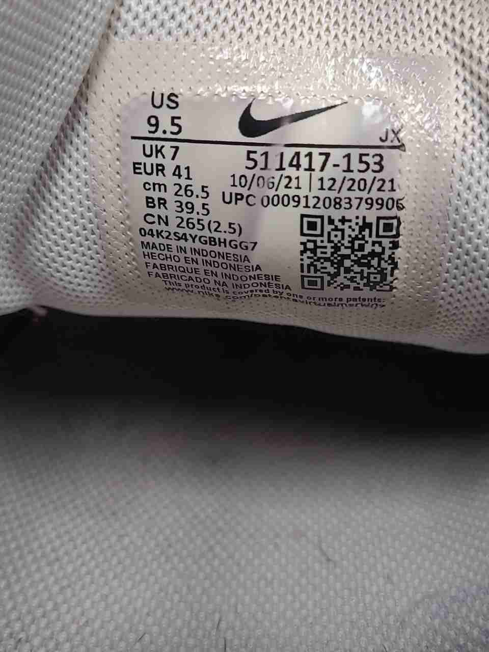 Nike Air Max Correlate White Purple Blue Women's Sneakers Size 9.5