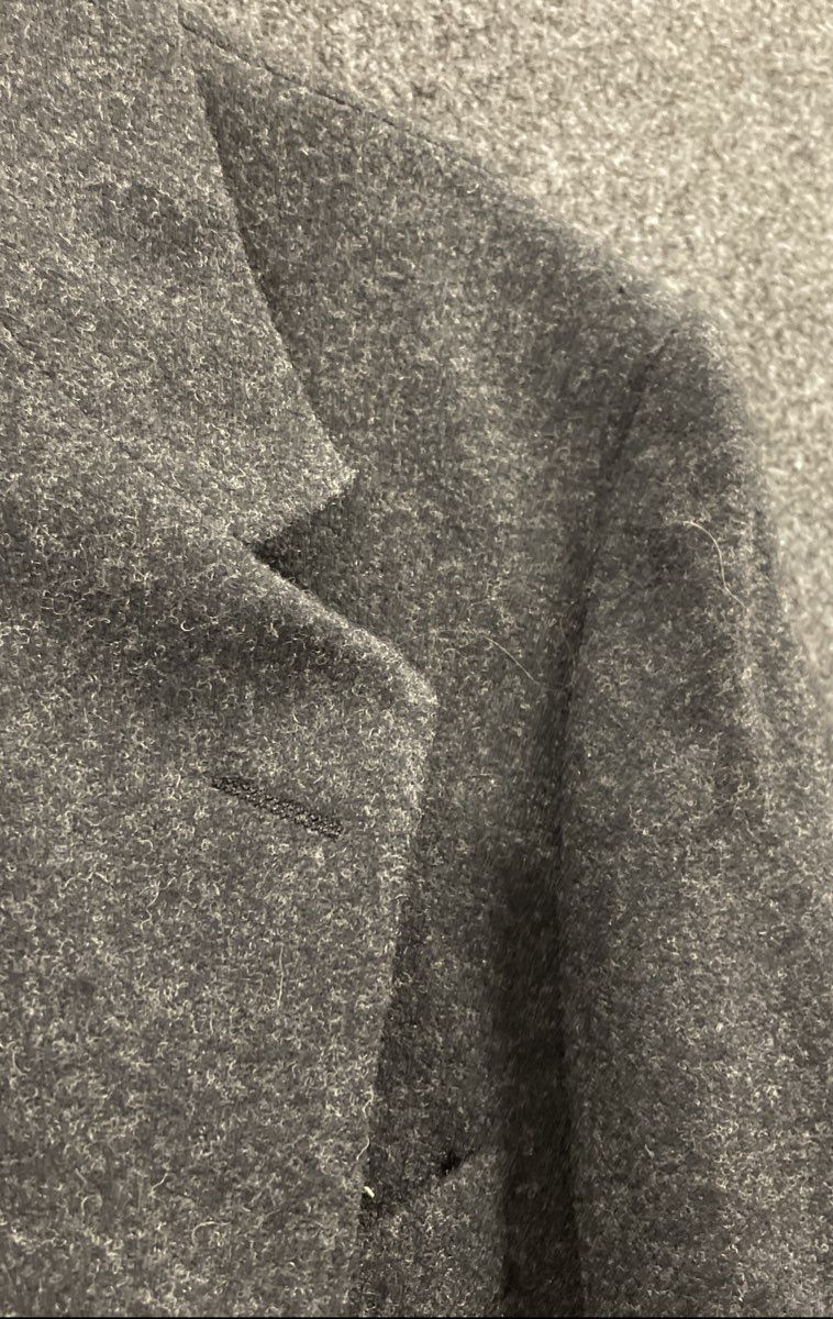Vintage 90s Men's Charcoal Gray Wool Blazer Sport Coat Made in USA ACTWU