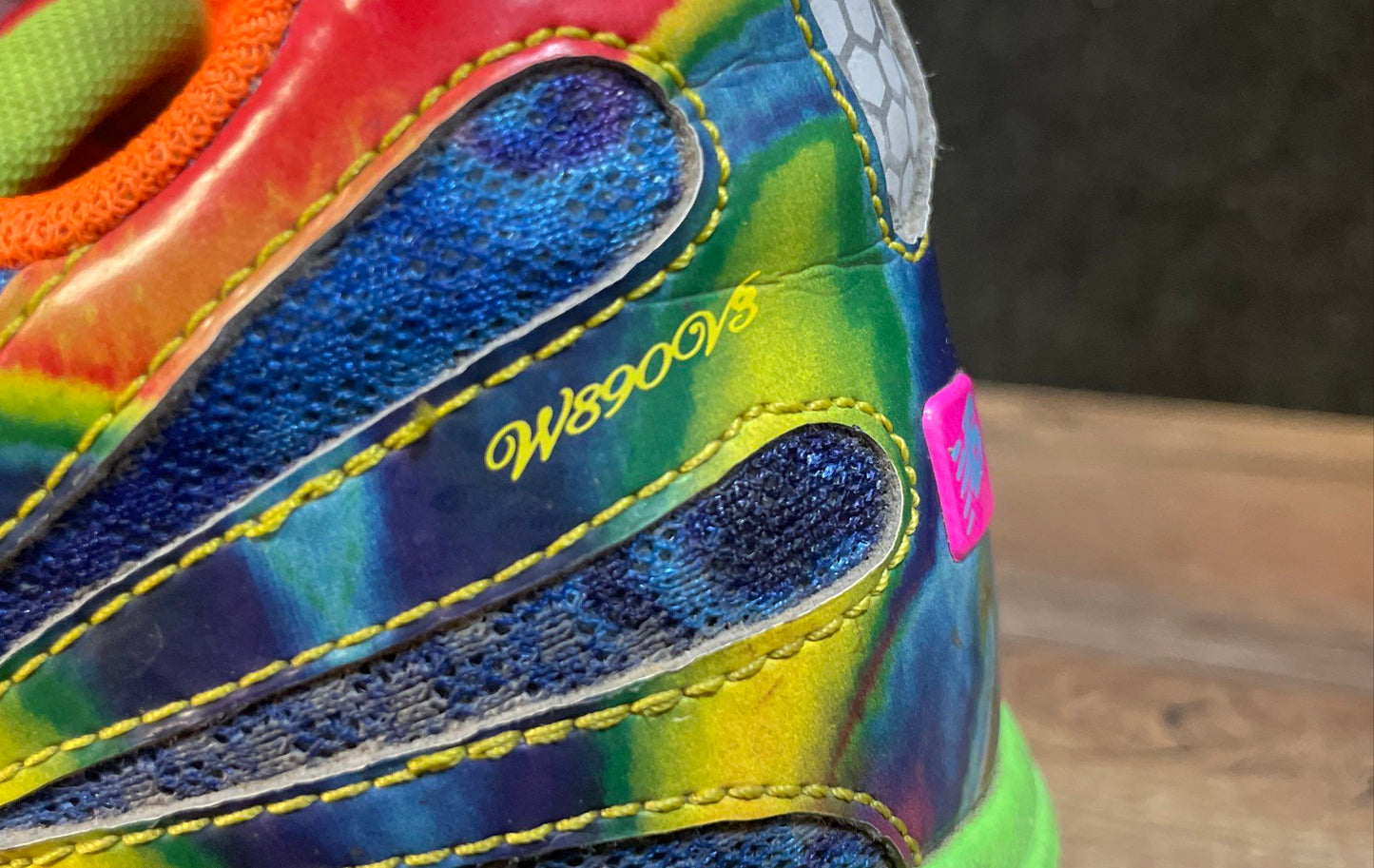 New Balance 890v3 W890VS Rainbow Multicolor Running Shoes Women's Size 7