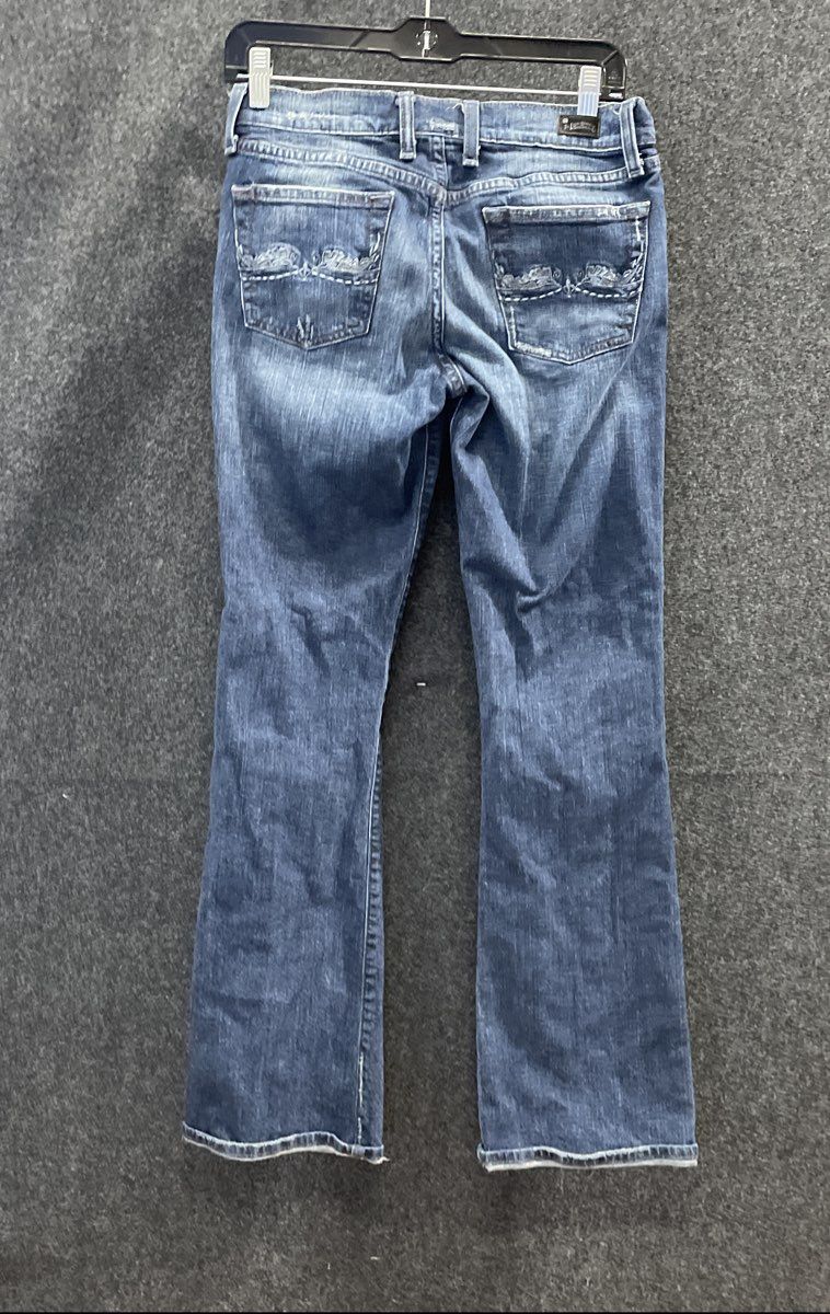 Lucky Brand Women's Blue Indigo Wings Sweet N' Low Bootcut Jeans Sz 4/27