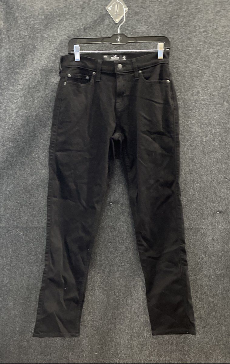 Hollister Men's Black Athletic Slim Straight Advanced Stretch Pants Sz 29x32