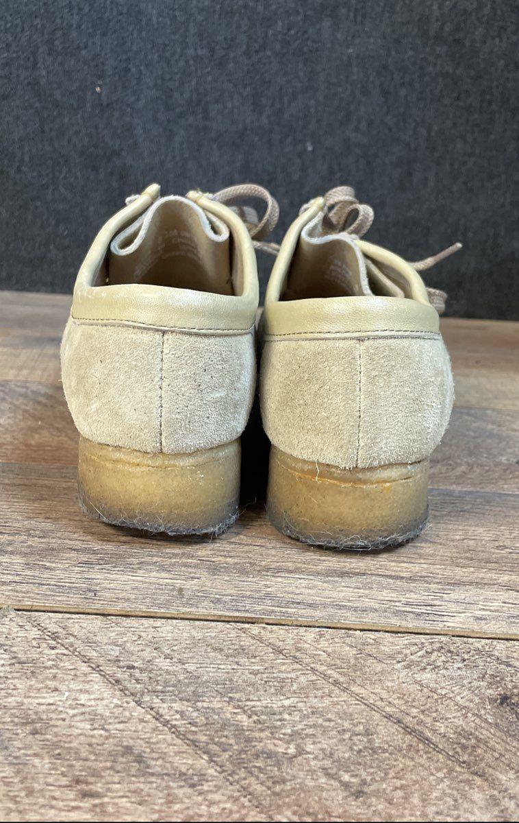 Clarks Originals Wallabee Tan Suede Moccasin Shoes Women's Size 5.5M