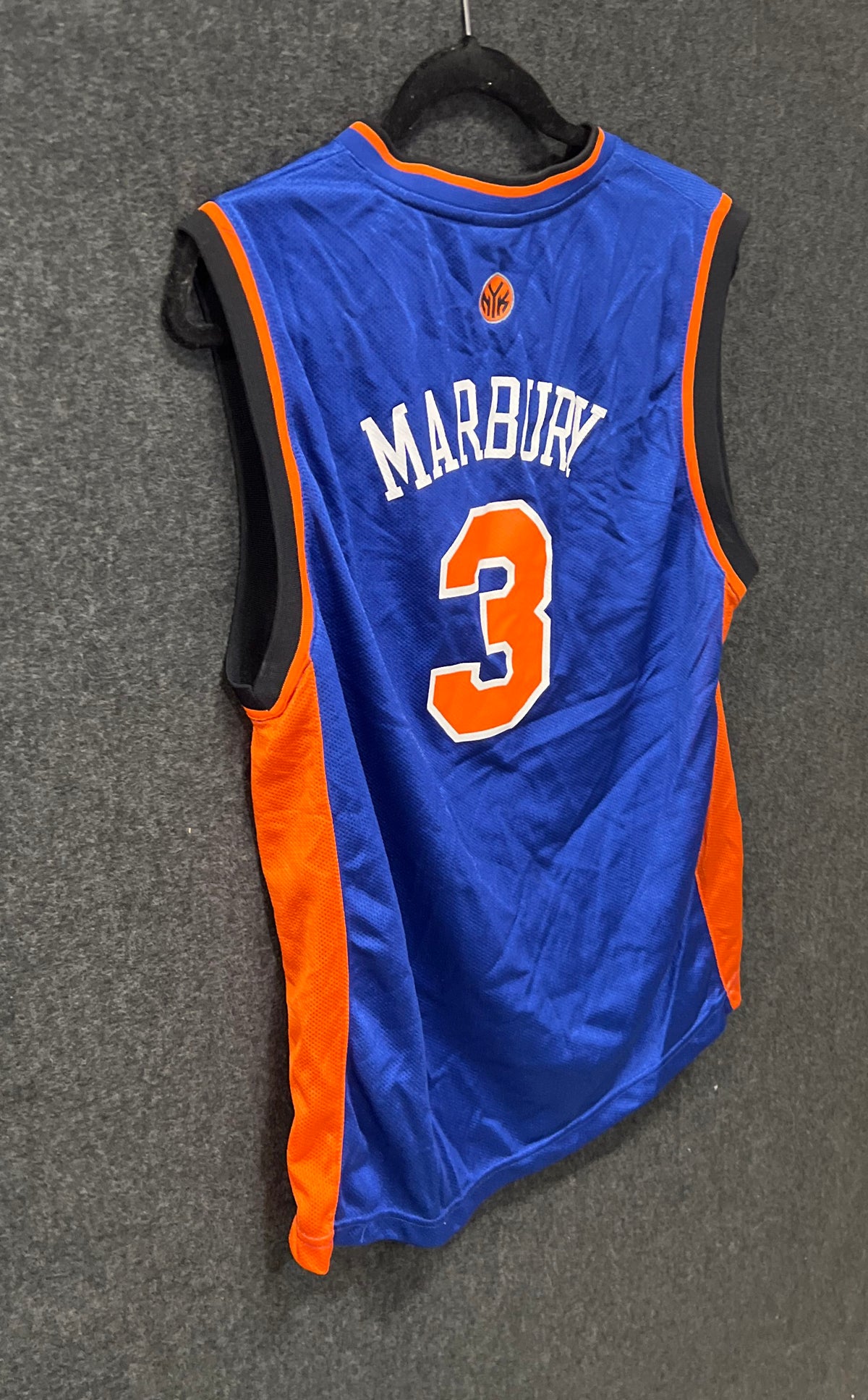 Adidas New York Knicks Stephon Marbury #3 NBA Basketball Jersey Youth Sz XL