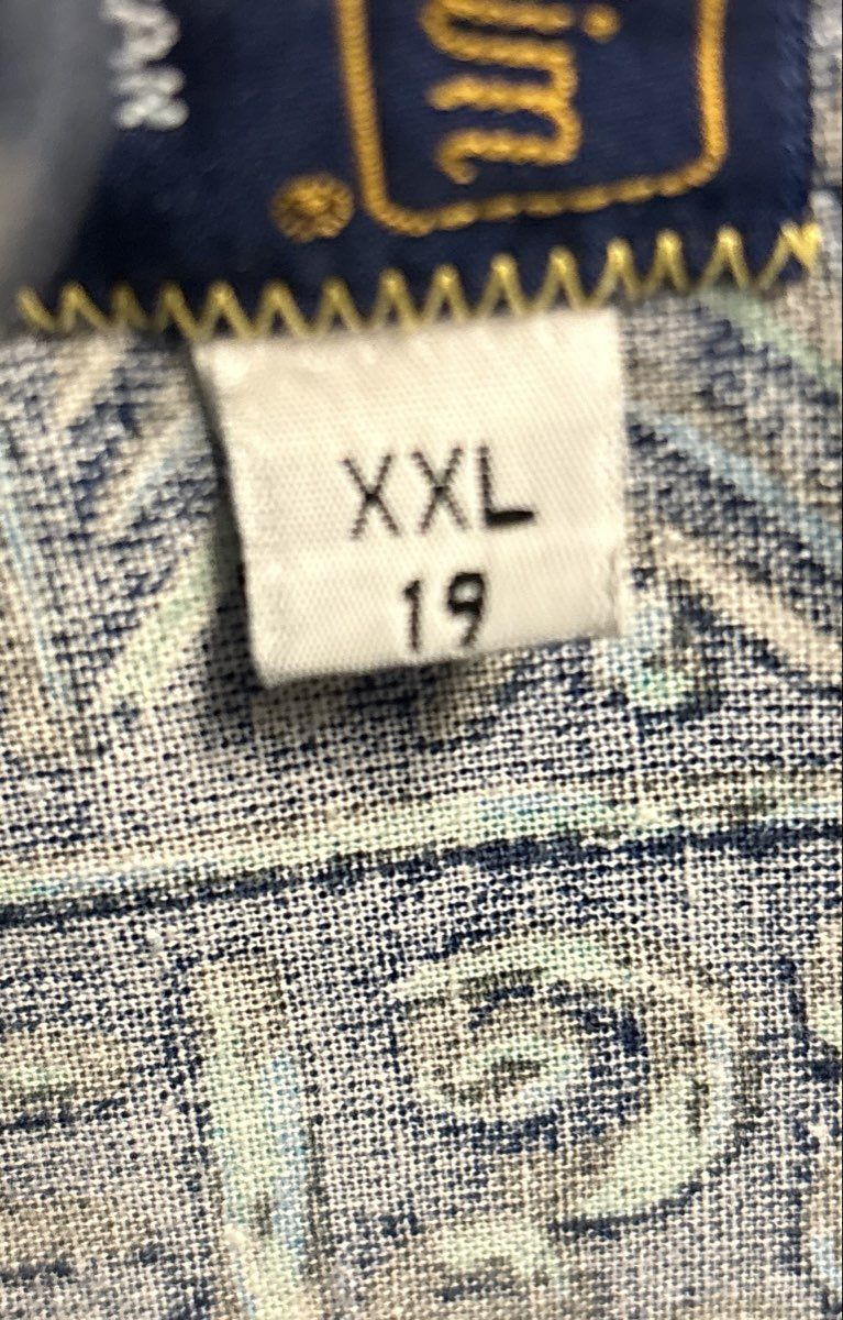 Vintage 90s Panhandle Slim Aztec Geometric Western Shirt USA Sz XXL