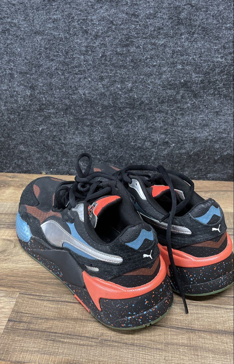 Puma RS-X3 Fifth Element Black Energy Red Men's Running Sneakers Size 10.5