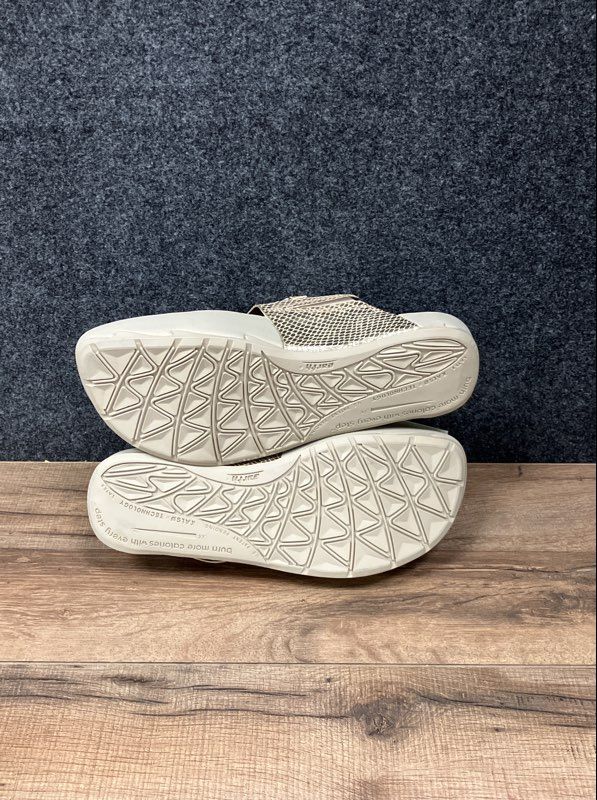 Earth Kalso Exer-Jewel Gold Snake Print Sandals Women's Size 9 NIB