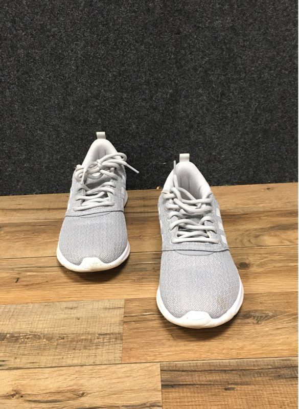 Adidas QT Racer 2.0 Grey White Women's Running Shoes Size 8