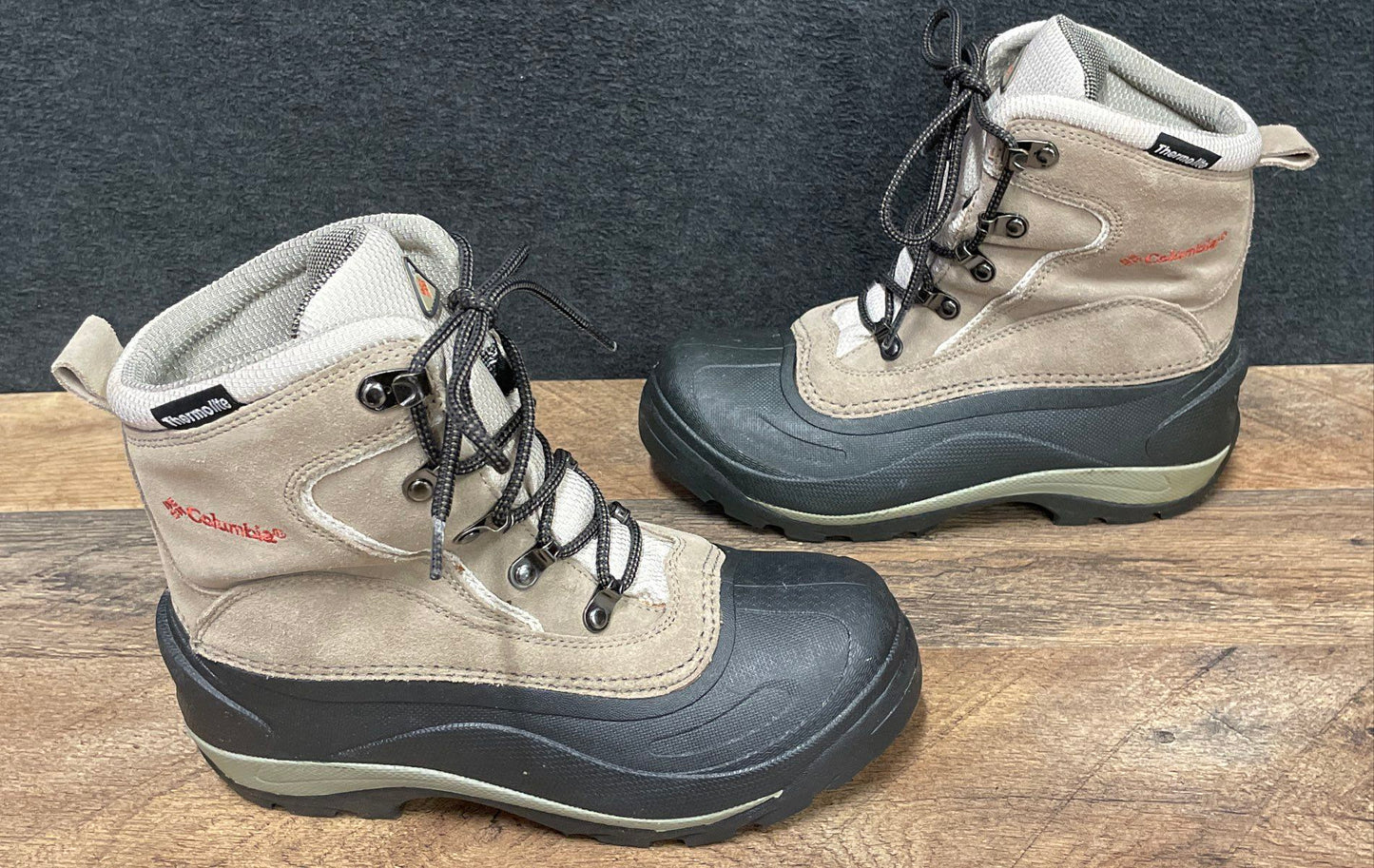 Vintage 2005 Columbia Cascadian Summit Tusk/Desert Fire Snow Boots 7 DS