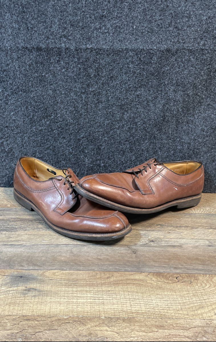 Allen Edmonds Fairgate Brown Leather Split Toe Derby Men's Shoes Size 13 2A