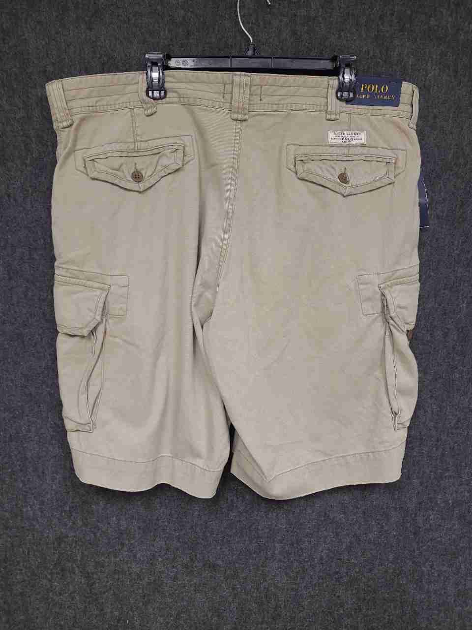 Polo Ralph Lauren Men's Classic Polo Chino Cargo Shorts Hudson Tan NWT Sz 42