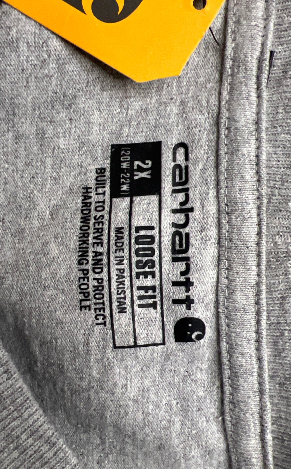 Carhartt Women's Loose Fit Pocket T-Shirt Heather Gray Short Sleeve 2X NWT