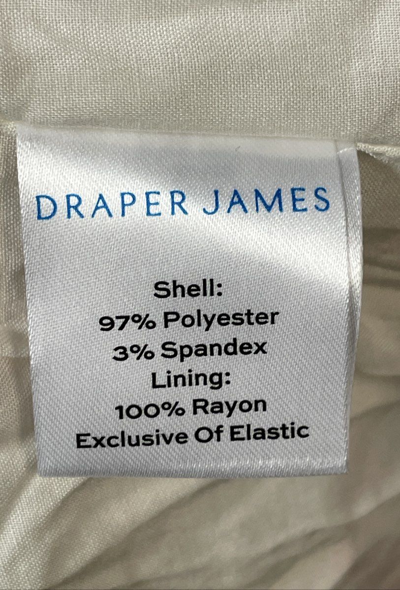 White Multicolored Draper James Short Sleeve Dress - Size M