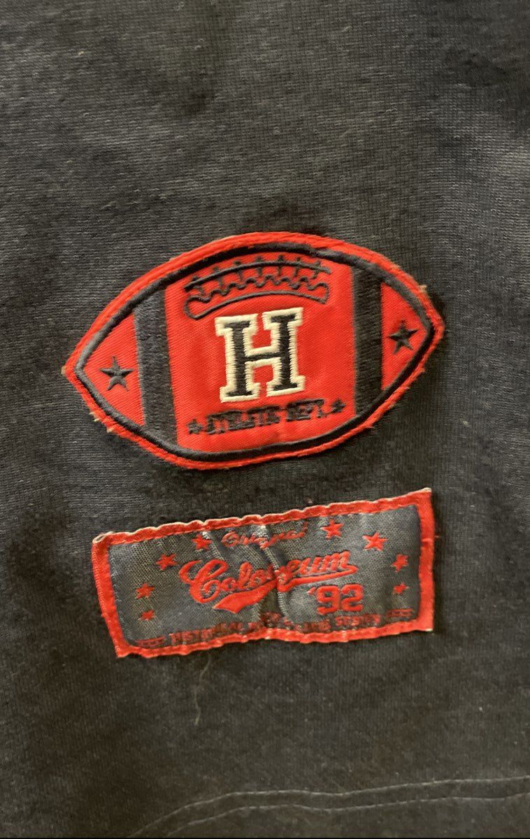 Colosseum Men's Howard University Football Jersey Navy Red Vintage 90s Sz XXL