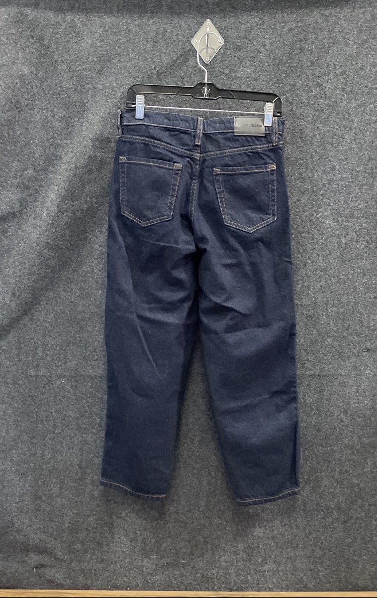 DKNY Jeans Women's Dark Wash High Rise Straight Leg Denim Jeans Sz 2/26