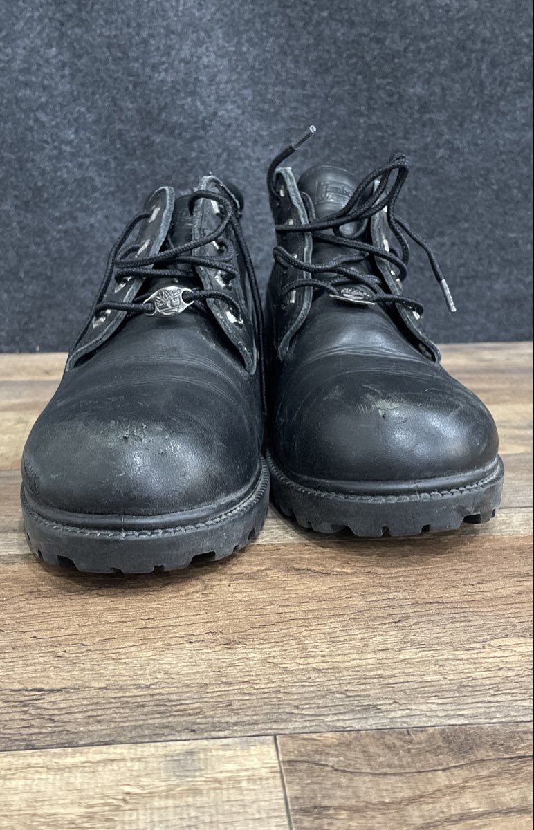 Timberland Waterproof Black Leather Lace Up Chukka Boots Men's Size 9.5