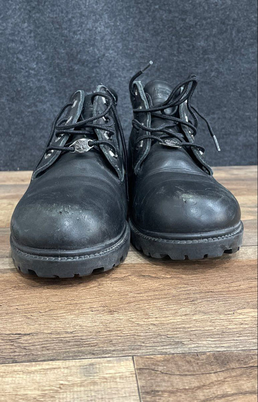 Timberland Waterproof Black Leather Lace Up Chukka Boots Men's Size 9.5