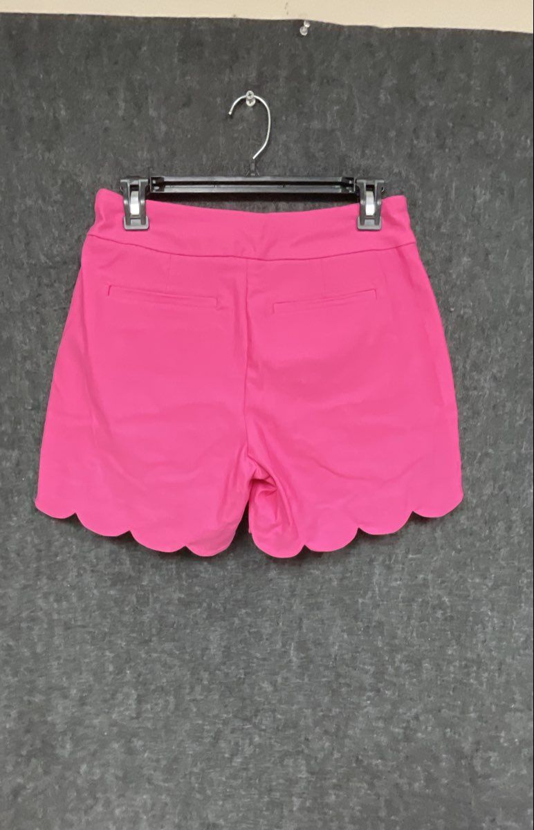 Crown & Ivy Women's Pink Scalloped Hem Shorts Size 4
