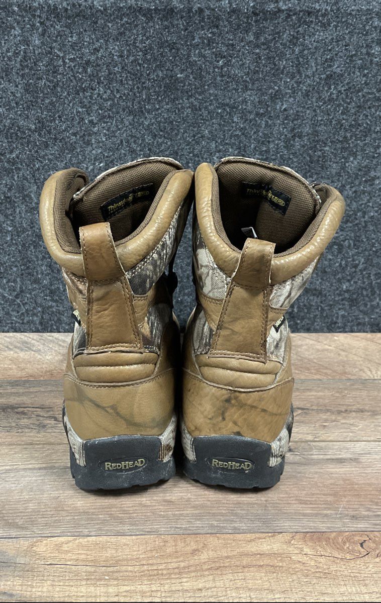 RedHead GORE-TEX Thinsulate Brown Camo Hunting Boots Size 8.5