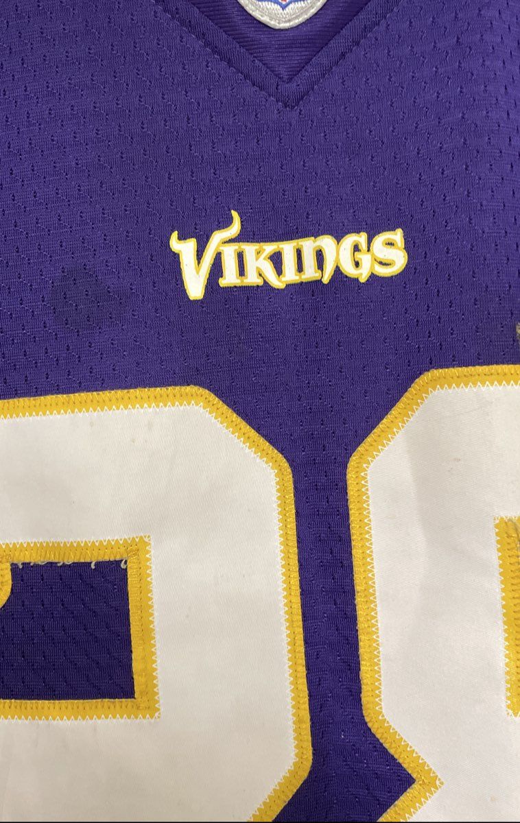 Minnesota Vikings Adrian Peterson 28 Reebok NFL Equipment Jersey Purple Sz 2XL