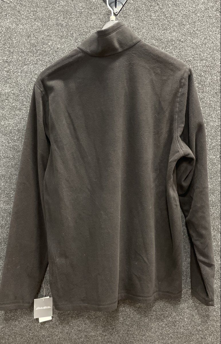 Eddie Bauer Men's Radiant Fleece 1/4 Zip Pullover Black NWT Sz M