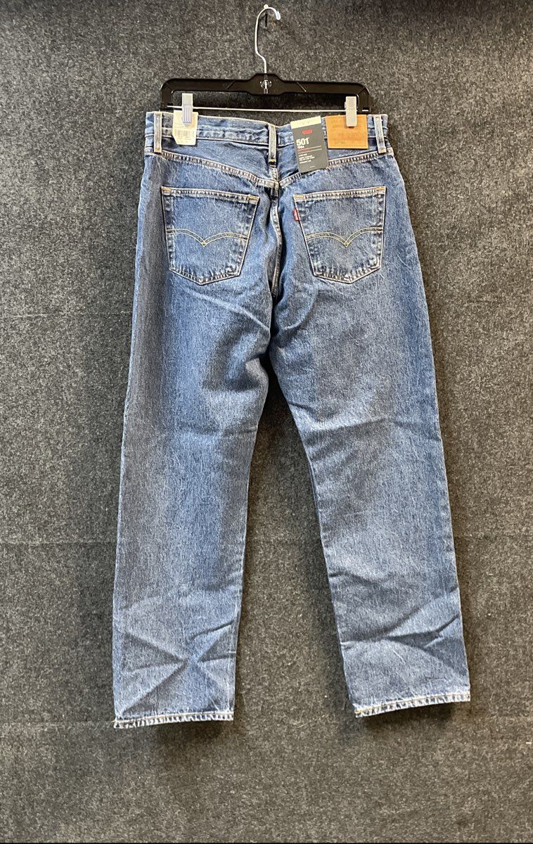 Levi's Women's 501 '90s Straight Leg Blue Mid Rise Jeans NWT Sz 30x30
