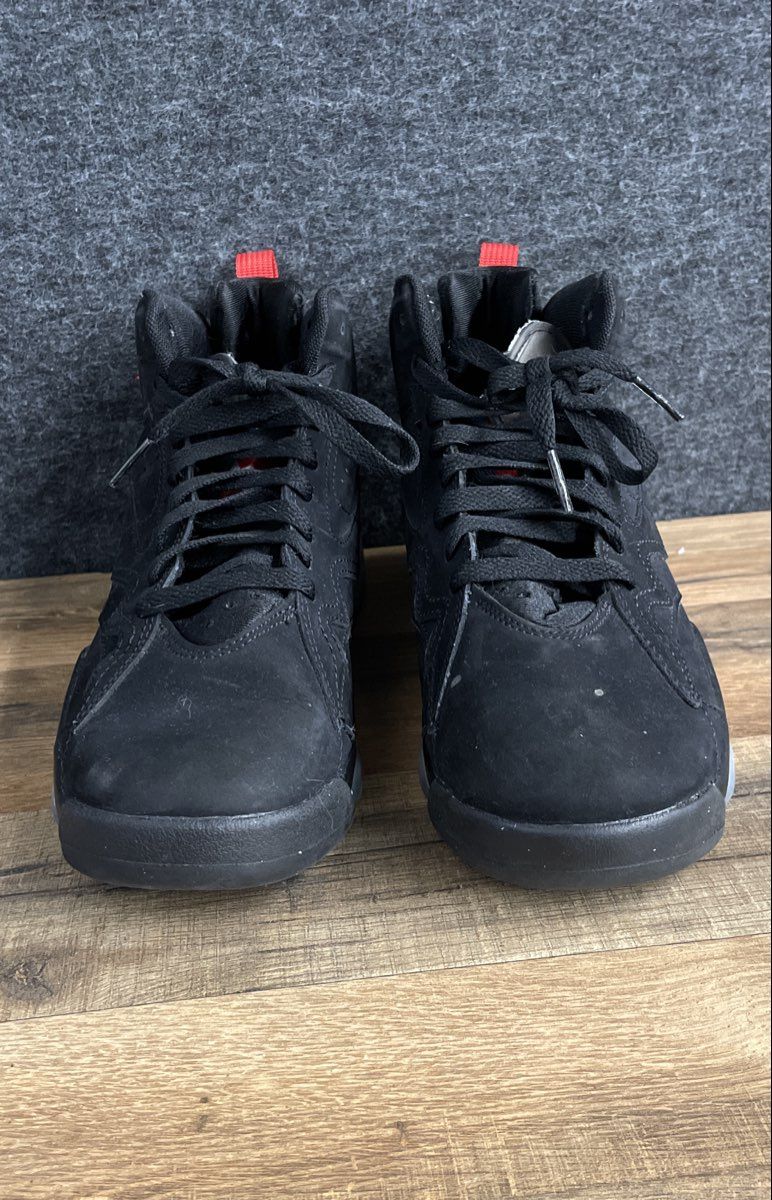 Jordan MVP Black University Red White Infrared Basketball Shoes Size 7Y