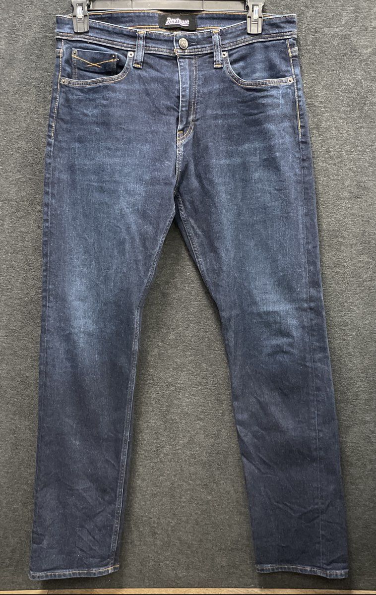 Revtown Men's Sharp Decade Denim Jeans Dark Wash Sz 33x32