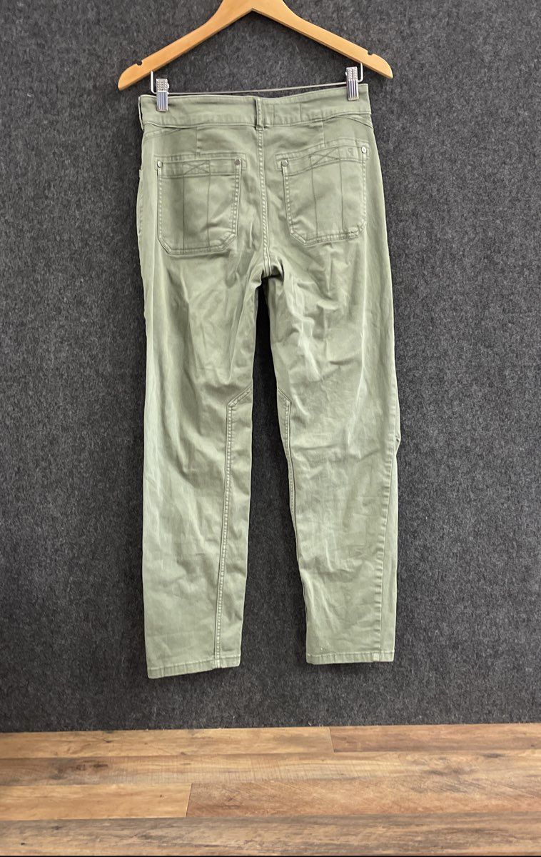 Pilcro Women's Olive Green High Rise Utility Patch Pocket Pants Size 27