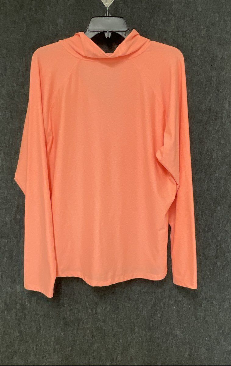 New Balance Women's NB Dry 1/4 Zip Pullover Peach Orange Heathered Athletic 2XL