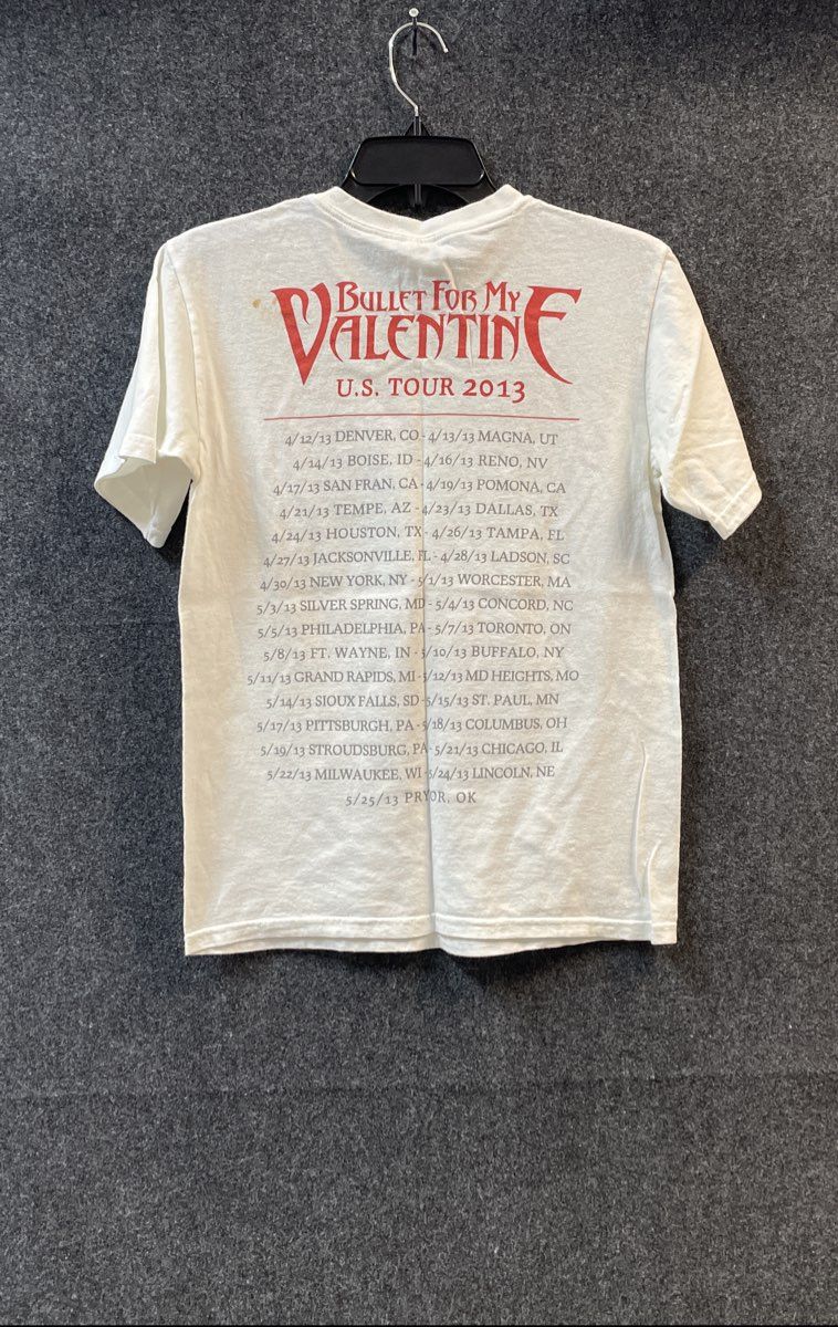 Bullet For My Valentine 2013 Temper Temper US Tour T-Shirt Sz S