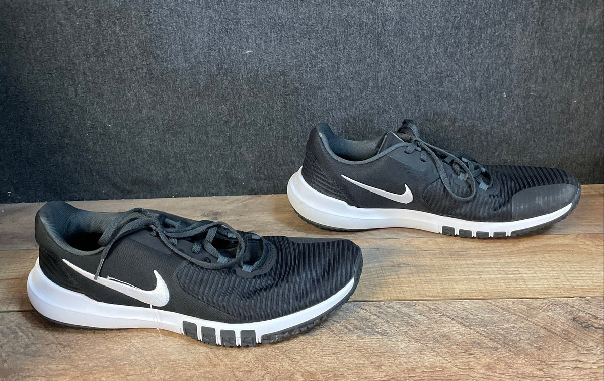 Nike Flex Experience Run 11 Next Nature Black White Running Shoes Size 11.5