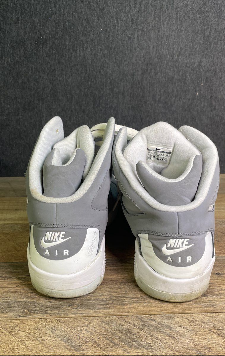 Nike Air Flight Lite High Cool Grey Pure Platinum White Size 10.5