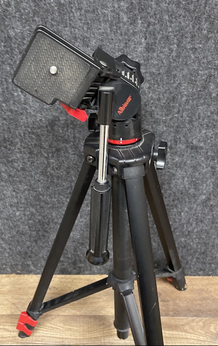 Vintage Albinar Pro 7500 Camera Tripod 3-Way Pan Tilt Head Quick Release