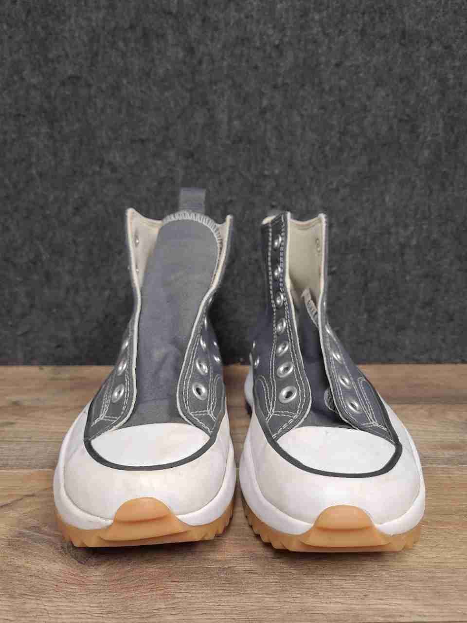 Converse Run Star Hike High Top Iron Grey Platform Sneakers Men 4.5 Women 6