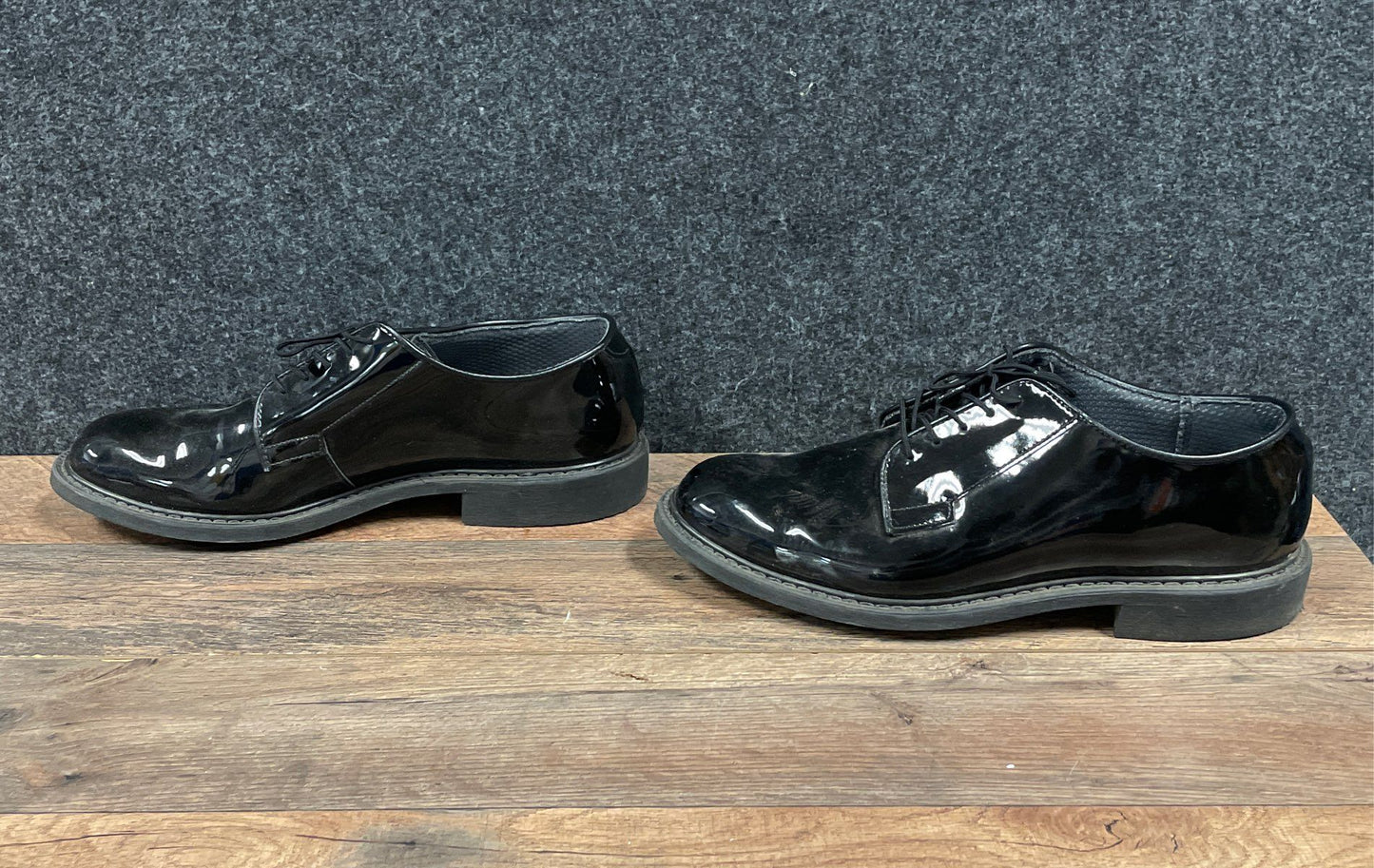 Bates Military Police High Gloss Black Uniform Oxford Shoes Men's Size 10D