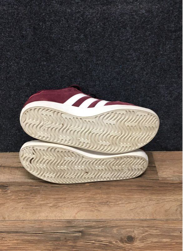 Adidas VL Court 3.0 Shadow Red Off White Youth Sneakers Size 7