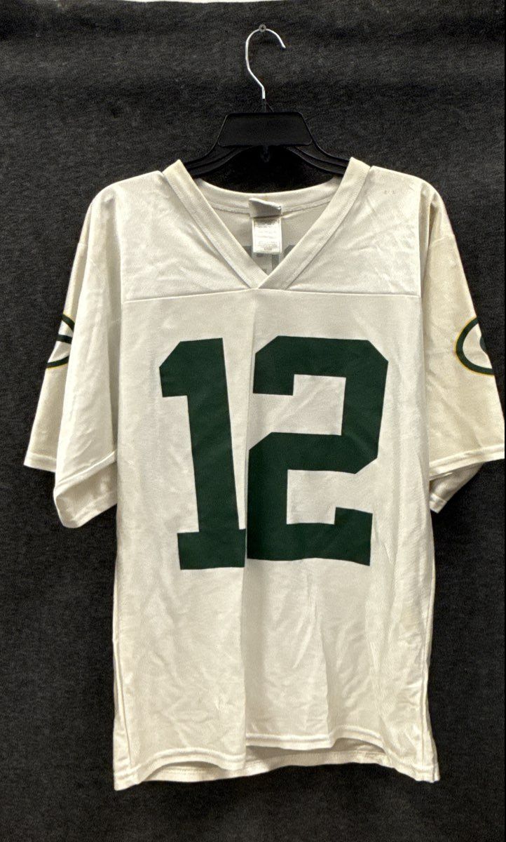 NFL Team Apparel Men's Green Bay Packers Aaron Rodgers Jersey White Sz S