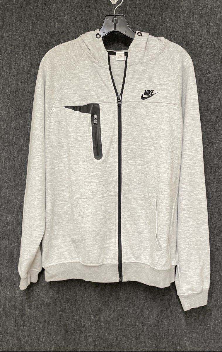 Nike Men's Sportswear Tech Fleece Full-Zip Hoodie Heather Gray Bonded Sz XL