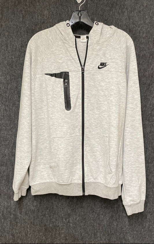 Nike Men's Sportswear Tech Fleece Full-Zip Hoodie Heather Gray Bonded Sz XL