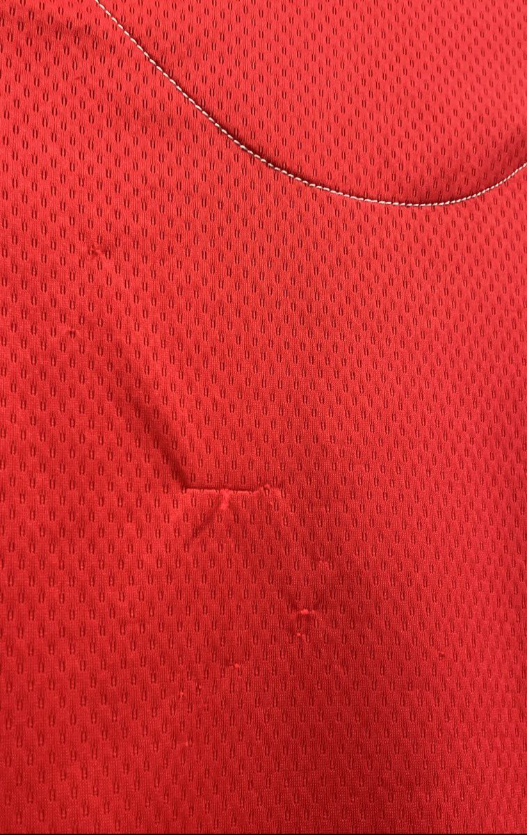 MLB Genuine Merchandise Men's Washington Nationals Baseball Jersey Red Mesh Sz L